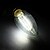 economico Lampade con filamenti LED-BRELONG® 5 pezzi 4 W Lampadine LED a incandescenza 350 lm E14 C35 4 Perline LED COB Bianco caldo Bianco 220-240 V