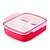 cheap Kitchen Storage-Vacuum Sealed Clear Lunchbox with 3 Compartment