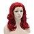 cheap Synthetic Lace Wigs-Synthetic Lace Front Wig Loose Wave Loose Wave Lace Front Wig Medium Length Red Synthetic Hair Women&#039;s Natural Hairline Red