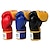 preiswerte Boxhandschuhe-Boxsackhandschuhe Boxhandschuhe für das Training Boxhandschuhe Für Boxen Muay Thai Vollfinger Einstellbar Leicht Atmungsaktiv Silikon Schwarz Rot Blau