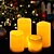 levne Dekor a noční světla-4 balení s baterií bez plamene blikání led stožár svíčky se vzdálenými ozdobné světla pro halloween Vánoce svatební party událost domácí kuchyně dekorace výzdoba