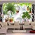 cheap Wall Murals-Mural Canvas Wall Covering - Adhesive required Botanical Art Deco