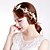 Χαμηλού Κόστους Κεφαλό Γάμου-Σιφόν / Απομίμηση Μαργαριταριού / Κράμα Λουλούδια / Στεφάνια με 1 Γάμου / Ειδική Περίσταση Headpiece
