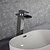 cheap Bathroom Sink Faucets-Bathroom Sink Faucet - Thermostatic / LED / Waterfall Chrome Deck Mounted One Hole / Single Handle One HoleBath Taps
