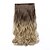 cheap Clip in Extensions-Febay Synthetic Wig Wavy Synthetic Hair Hair Extension Clip In Ombre 1 Bundle Party Synthetic Color Gradient Male Daily