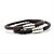 cheap Men&#039;s Bracelets-Men&#039;s Plaited Wrap woven Chain Bracelet Leather Bracelet Leather Unique Design Basic Bracelet Jewelry Black / Brown For Christmas Gifts Daily Sports