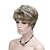cheap Synthetic Trendy Wigs-Synthetic Wig Curly Curly Layered Haircut Wig Blonde Short Blonde Synthetic Hair Women&#039;s Blonde StrongBeauty