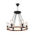 Недорогие Люстры-фонари-6 ламп, 55 см, дизайнерский подвесной светильник, окрашенный металл, отделка ретро, 110-120в / 220-240в