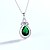 cheap Necklaces-Women&#039;s Pendant Necklace Crystal Unique Design Fashion Euramerican Red Pink Dark Green Necklace Jewelry For Party Evening Party