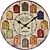 cheap Rustic Wall Clocks-Wall Clock，Antique Casual Retro Wood Round Indoor