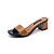 זול סנדלי נשים-נשים נעליים PU קיץ סתיו נעלי מועדון עקבים הליכה עקב עבה בוהן מציצה אבזם ל קזו&#039;אל שמלה מסיבה וערב שחור חום בהיר