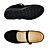 baratos Sapatilhas de mulher-Mulheres Sapatos Tecido Primavera Conforto Rasos Salto Plataforma Ponta Redonda Presilha Preto