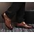 baratos Sapatos Oxford para Homem-Homens Sapatos Confortáveis Couro Envernizado Outono / Inverno Oxfords Caminhada Castanho Claro / Preto / Sapatos formais / Festas &amp; Noite