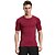 baratos Novo em-Homens Gola Redonda Camiseta de Corrida Moderno Preto Vermelho Claro Elastano Fitness Treino de Ginástica Exercite-se Camiseta Blusas Esporte Roupas Esportivas Respirável Secagem Rápida Macio