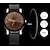 billige Trendy klokker-Par Selskapsklokke Armbåndsur Imitasjon Diamant Quartz Lær Band Vedhend Armband Svart