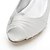 baratos Sapatos de Noiva-Mulheres Sapatos De Casamento Sapatos De Casamento Tintegáveis Salto Baixo Ponta Redonda Peep Toe Dedo Aberto Seda Marfim
