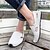 baratos Sandálias para Homem-Homens Sandálias Sapatos Confortáveis Sapatos de Condução Solas Claras Casual Ao ar livre Caminhada Microfibra Branco Preto Azul Primavera Verão