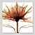 voordelige Olieverfschilderijen-Hang-geschilderd olieverfschilderij Handgeschilderde - Bloemenmotief / Botanisch Klassiek Modern Inclusief Inner Frame / Uitgerekt canvas