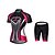 cheap Men&#039;s Clothing Sets-Malciklo Women&#039;s Cycling Jersey with Shorts Plus Size Bike Jersey Tights Clothing Suit Sports Bamboo-carbon Fiber Coolmax® Mesh Patchwork Mountain Bike MTB Road Bike Cycling Clothing Apparel