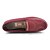 preiswerte Damenhausschuhe und -halbschuhe-Damen Schuhe Stoff Frühling Komfort Loafers &amp; Slip-Ons Flacher Absatz Runde Zehe für Kaffee Rot