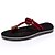 voordelige Herensandalen-Heren PU Lente / Zomer Lichtzolen Sandalen Rood / Khaki / Bruin / Causaal