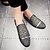 cheap Men&#039;s Slip-ons &amp; Loafers-Men&#039;s Formal Shoes Dress Loafers Summer / Fall Wedding Casual Party &amp; Evening Loafers &amp; Slip-Ons PU Black / Silver / Rivet / Split Joint