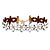 levne Náhrdelníky kolem krku-Dámské Obojkové náhrdelníky Módní Euramerican Bílá Fialová Růžová Náhrdelníky Šperky Pro Párty Zvláštní příležitosti Promoce