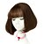 cheap Synthetic Trendy Wigs-Synthetic Wig Wig Short Flaxen Chestnut Brown Ash Brown Brown Grey Synthetic Hair Women&#039;s Brown Gray Yellow