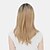 abordables Perruques de déguisement-Perruque Synthétique Bouclé Bouclé Perruque Blond Blond Cheveux Synthétiques Femme Blond
