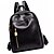 abordables Mochilas-PU mochila Casual Negro