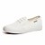 voordelige Damessneakers-Dames Schoenen Canvas PU Lente Comfortabel Platte schoenen Voor Causaal Wit Zwart