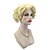 cheap Synthetic Trendy Wigs-Synthetic Wig Wavy Scarlett Wavy With Bangs Wig Blonde Short Blonde Synthetic Hair Women&#039;s Side Part Blonde
