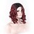cheap Synthetic Trendy Wigs-Synthetic Wig Curly Loose Wave Water Wave Water Wave Loose Wave Layered Haircut Wig Medium Length Long Black / Auburn Synthetic Hair Women&#039;s Ombre Hair Natural Hairline African American Wig Red