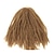 お買い得  かぎ針編みの髪-アフロ変態三つ編み 人毛エクステンション アフロ ボックスブレード 100％カネカロン髪 ブレイズヘア 10ルーツ / パック