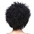 abordables Pelucas de máxima calidad-pelucas negras para mujer peluca sintética rizada peluca rizada corta pelo sintético negro natural negro