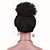 cheap Synthetic Trendy Wigs-Synthetic Wig Straight Yaki Straight Yaki with Baby Hair Wig Short Black#1B Synthetic Hair Women&#039;s Updo Natural Hairline African American Wig Black