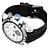 preiswerte Sportuhr-WEIDE Herrn Uhr Armbanduhr Quartz Caucho Schwarz 30 m Wasserdicht Alarm Kalender Analog-Digital Luxus Gelb Rot Blau / Zwei jahr / Edelstahl / Chronograph / LCD / Duale Zeitzonen