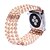 baratos Smartwatch Acessórios-1 pcs Pulseira de Smartwatch para Apple  iWatch Apple Watch Series SE / 6/5/4/3/2/1 Cerâmica Relógio inteligente Alça Modelo da Bijuteria Substituição Pulseira