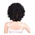baratos Perucas Sintéticas sem Touca-Perucas sintéticas Afro Kinky Curly Estilo Peruca Curto Preto Cabelo Sintético Mulheres Peruca Afro Americanas Preta Peruca