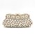 cheap Clutches &amp; Evening Bags-Women&#039;s Bags Polyester Special Material Evening Bag Crystal/ Rhinestone Acrylic Jewels for Wedding Event/Party Casual All Seasons Gold