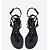 abordables Sandalias de mujer-Mujer Zapatos Microfibra Primavera Confort Sandalias Remache Blanco / Negro / Borgoña