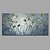 levne Olejomalby-Hang-malované olejomalba Ručně malované - Květinový / Botanický motiv Moderní Obsahovat vnitřní rám