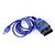 זול OBD-409.1 obd2 כבל USB סורק אוטומטי כלי אבחון עבור audi volkswagen - כחול