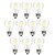 رخيصةأون مصابيح متوهجة LED-BRELONG® 10pcs 6 W مصابيحLED 450 lm E27 A60(A19) 6 الخرز LED COB تخفيت أبيض دافئ أبيض 200-240 V / 10 قطع