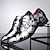 Χαμηλού Κόστους Ανδρικά Oxfords-Ανδρικά Οξφόρδη Τα επίσημα παπούτσια Τυπωμένα Oxfords Μπότες μόδας Γάμου Πάρτι &amp; Βραδινή Έξοδος Γραφείο &amp; Καριέρα Περπάτημα Μικροΐνα Μαύρο Κόκκινο Μπλε Φθινόπωρο Άνοιξη / Διαφορετικά Υφάσματα / EU40