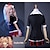 billige Videospill-kostymer-Inspirert av Dangan Ronpa Junko Enoshima / skole~~POS=TRUNC video Spill  &quot;Cosplay-kostymer&quot; Cosplay-drakter / Skoleuniformer Lolita Frakk Genser Skjørte kostymer / Slips / Slips