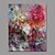 halpa Abstraktit taulut-Hang-Painted öljymaalaus Maalattu - Abstrakti Moderni / nykyaikainen Kangas