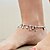 cheap Anklet-Anklet Ladies Vintage Fashion Women&#039;s Body Jewelry For Daily Casual Tassel Fringe Alloy Leaf Silver 1pc