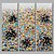 halpa Abstraktit taulut-Hang-Painted öljymaalaus Maalattu - Abstrakti Abstrakti Moderni / nykyaikainen Kangas 3 paneeli
