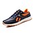 cheap Men&#039;s Sneakers-Men&#039;s Shoes Leather Summer Fall Ankle Strap Sneakers For Casual White Black Dark Blue